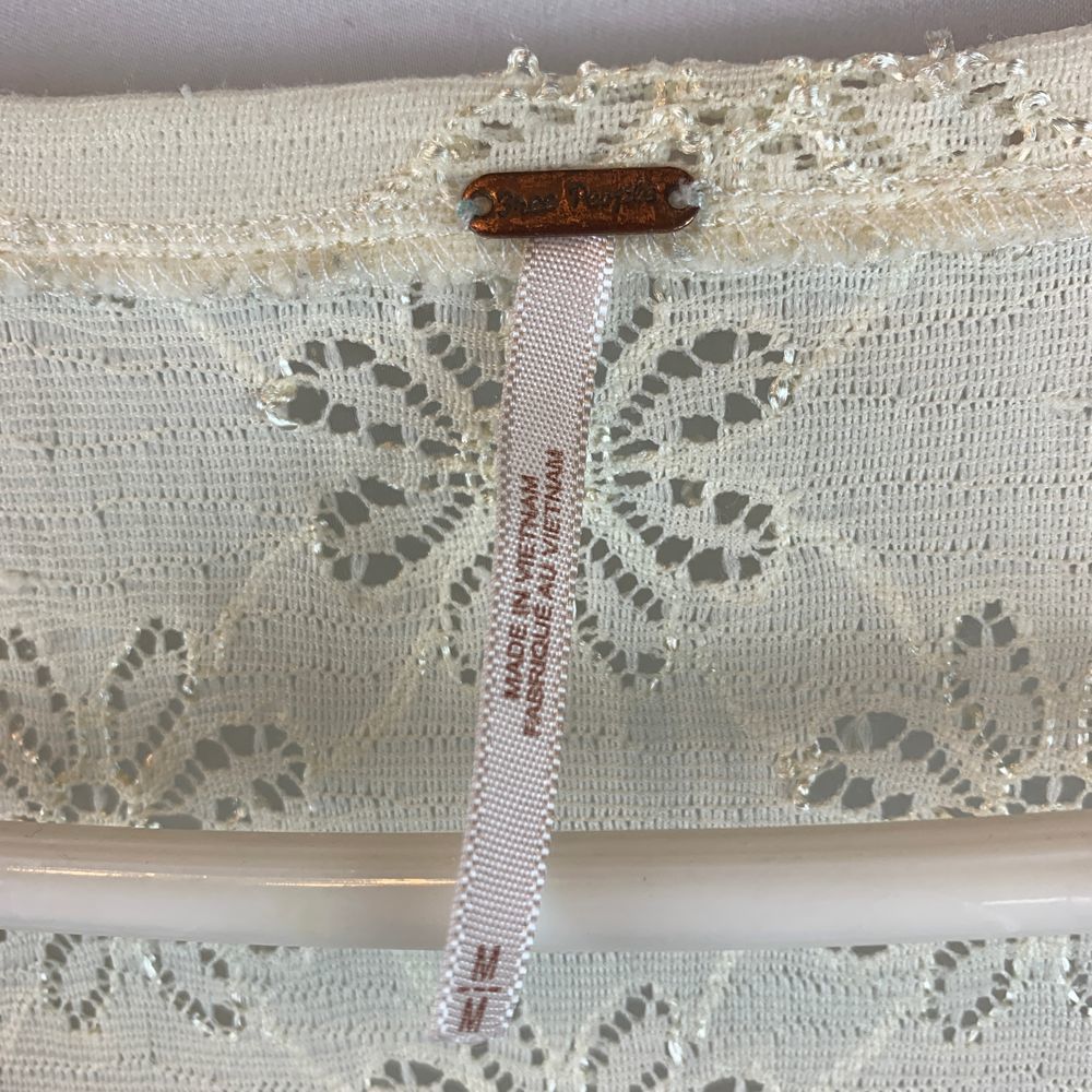 Free People Lace Blouse Size M - Picture 3 of 8